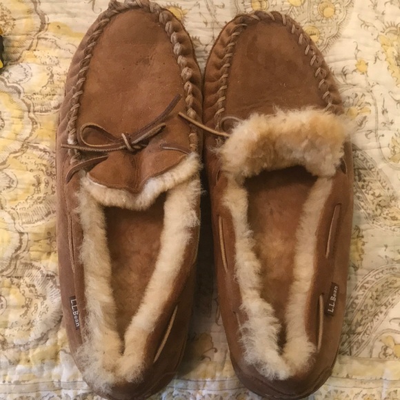 ll bean mens moccasin slippers